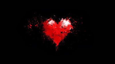 minimalism-black-red-heart-paint-drop-1920x1080