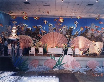 Beach Party Style Wedding Decoration Minimalist Referentions