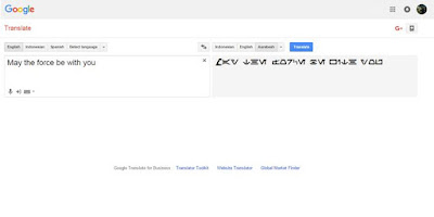 Google Translate Dapat Terjemahkan Bahasa "Star Wars"