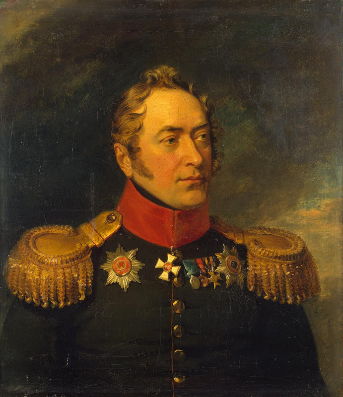 Portrait of Nikolai N. Khovansky by George Dawe - Portrait, History Paintings from Hermitage Museum