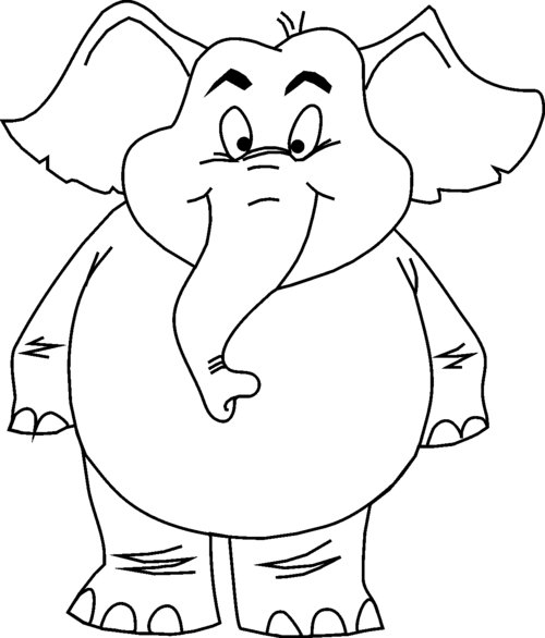 cartoon animals coloring pages for kids