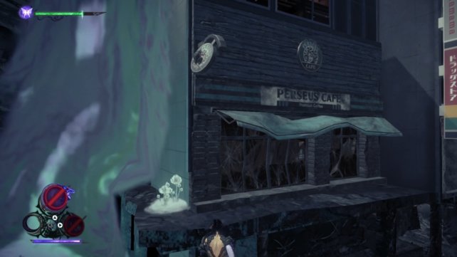 Location of the toad in chapter 1 of Bayonetta 3.