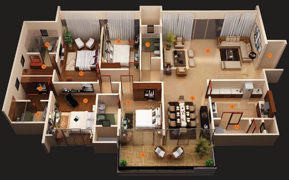  Modern  4  Bedroom  House  Plans  Decor Units