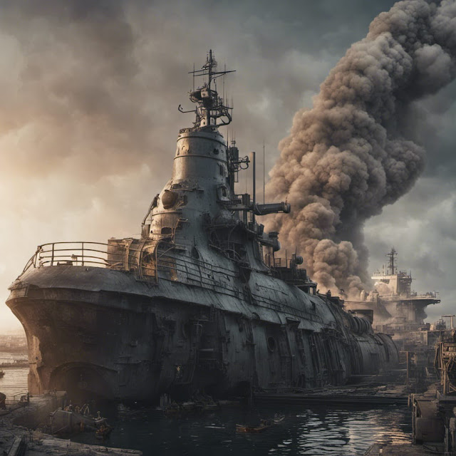 Уничтожение российских кораблей - версия ИИ
