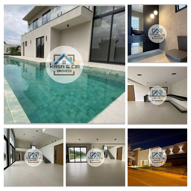 Condomínio Villagio Paradiso, Itatiba SP, Casa à venda, 4 Quartos sendo 4 Suítes, 6 Vagas, A/C 437 m²