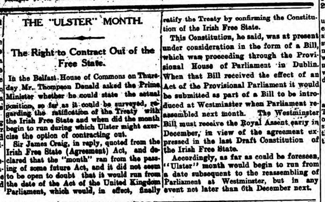 Ulster Month 2