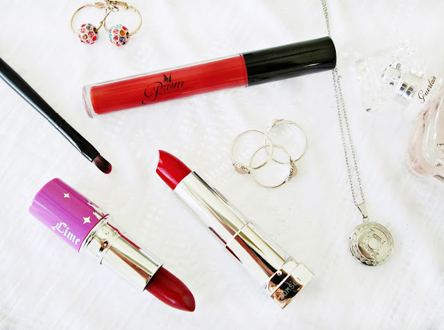 Favourite red lipstick shades, Prism, Lime Crime, Maybelline