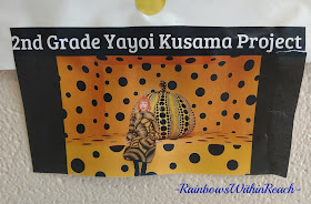 Kusama Artist Study in 2nd Grade: Polka Dot Palooza 