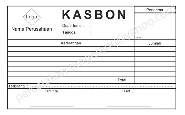 Contoh Form Kasbon – Beinyu.com
