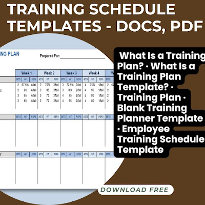 Employee individualized training plan template