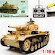 Big Discount 1/16 Tiger-3 Smoking Tauch Panzer III Ausf.H RCAirsoft Battle Tank with Sound