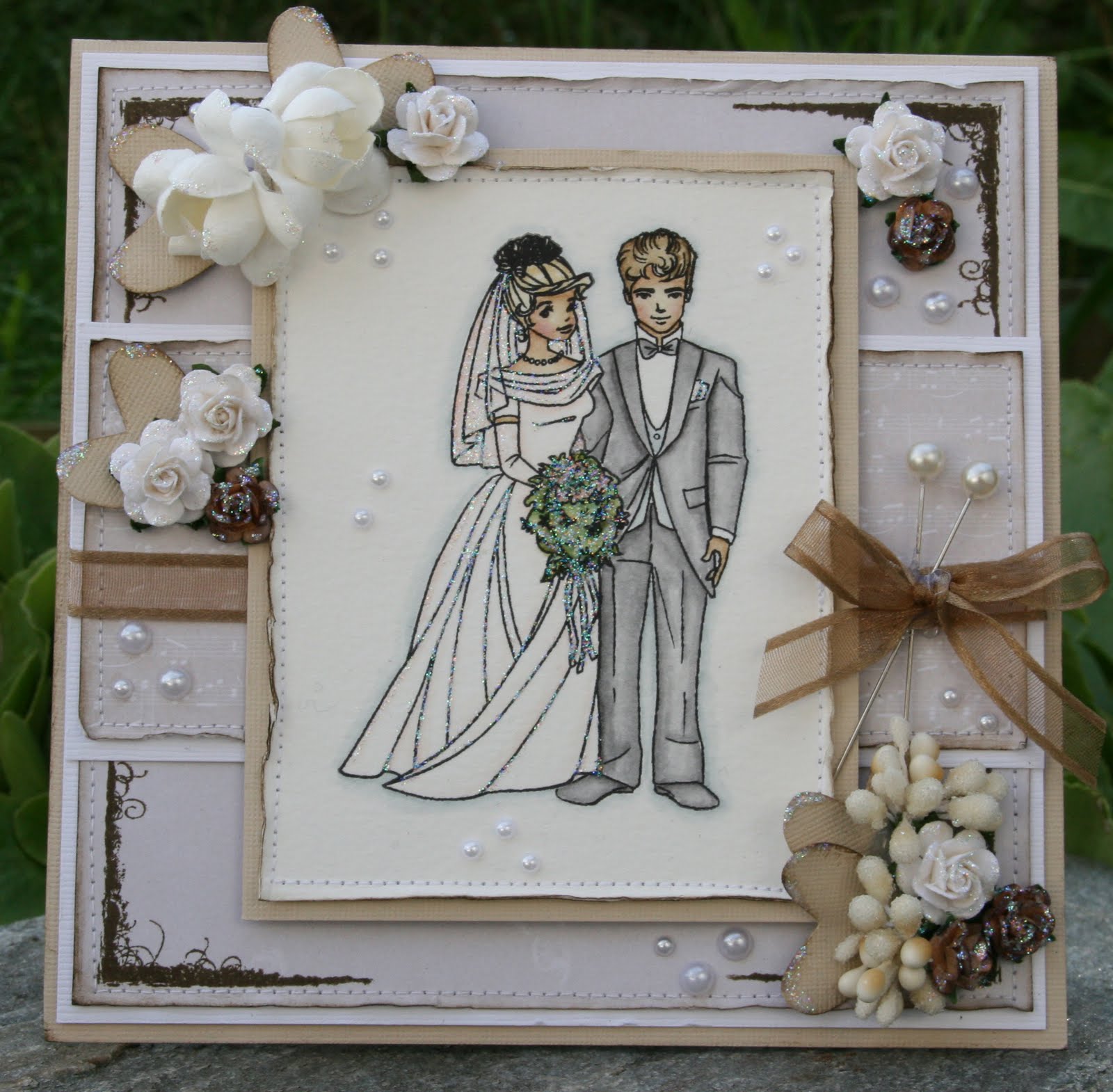 Here is a wedding card I have