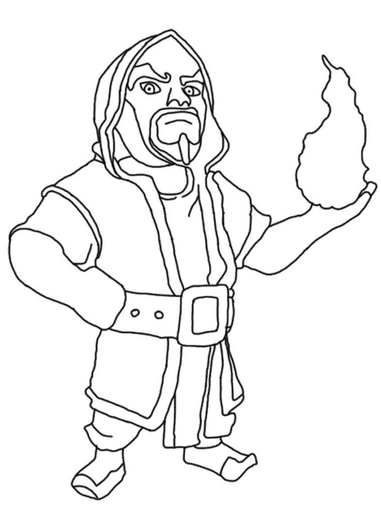 download printable clash royale colouring pages