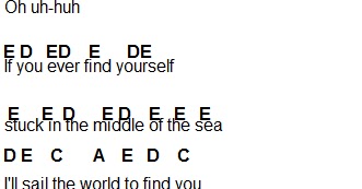 Flute Sheet Music Count On Me