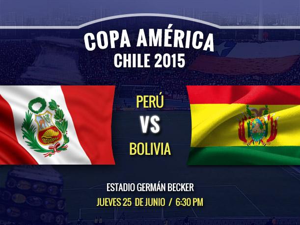 Deporte Futbol: Peru Vs Bolivia hoy en la Copa America Chile 2015 - Ver partido en Vivo