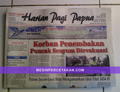 Koran harian pagi papua