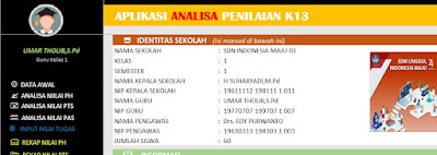 Kumpulan Aplikasi Analisis Hasil UH/PH, PAS dan PAT Lengkap !