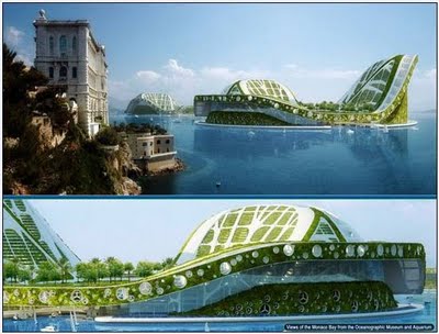 Beautiful DUBAI Lilypad Floating City