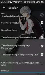 BBM MOD TRANSPARAN VERSI 2.9.0.51 APK