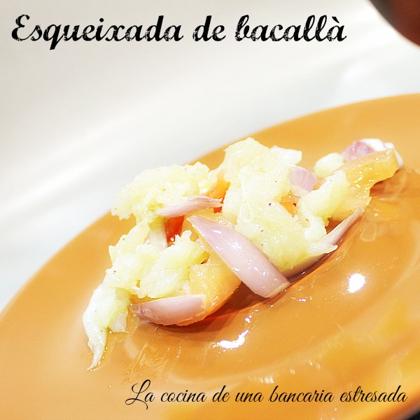 Receta de esqueixada de bacalao