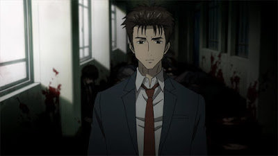 Parasyte the maxim shinichi school massacre gore screenshot