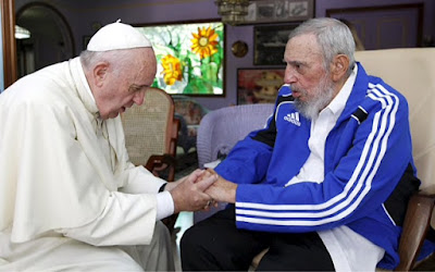 Poor Francis laments the death of fellow Jesuit Fidel Castro