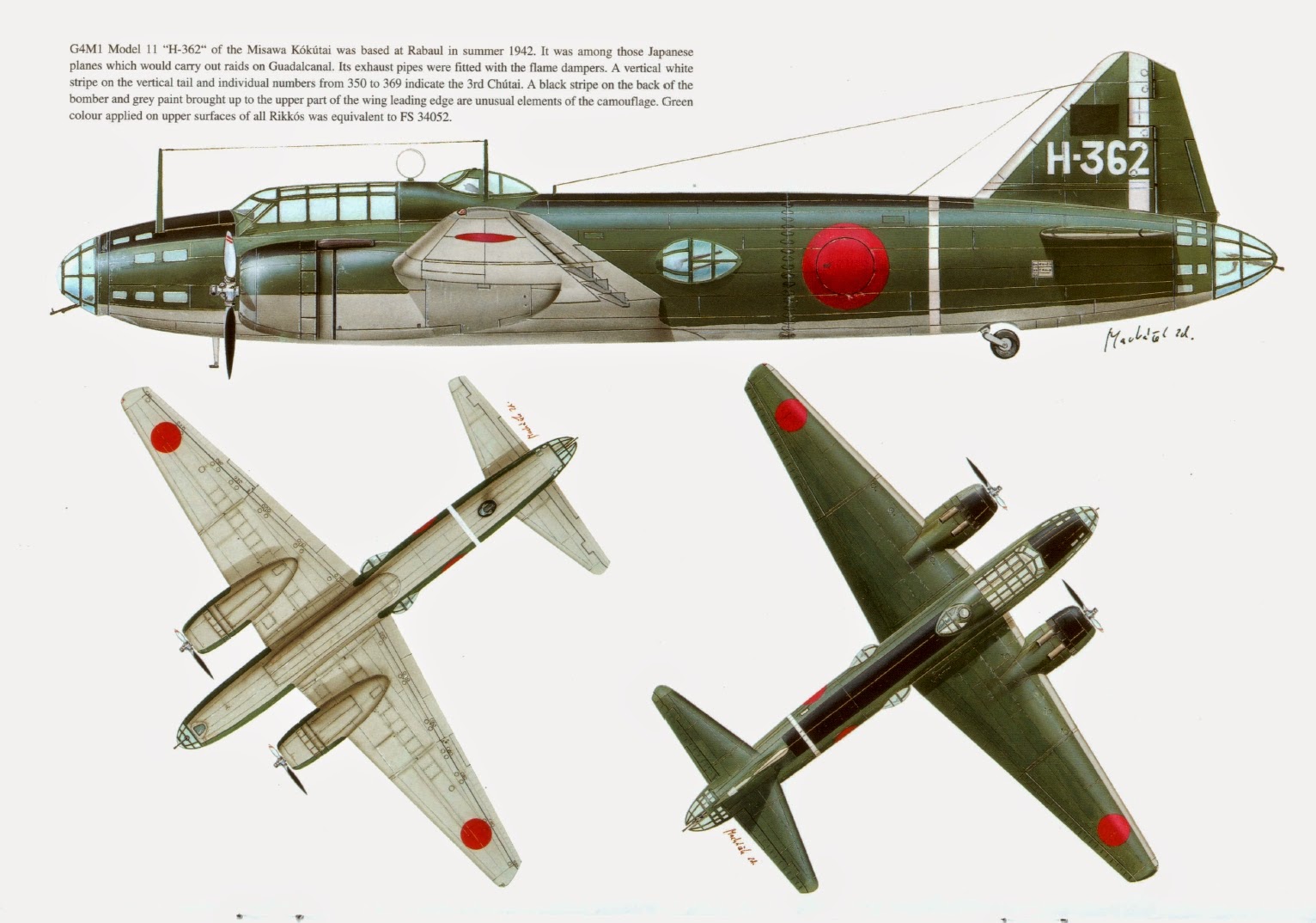 Japanese Aircraft of WWII: Mitsubishi G4M Part I