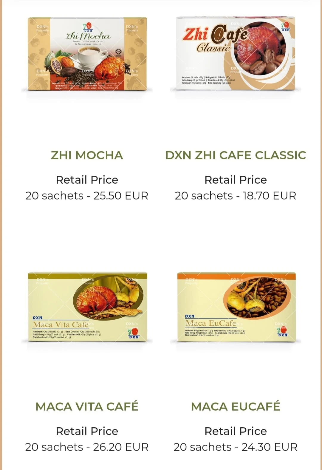 Buy DXN Products