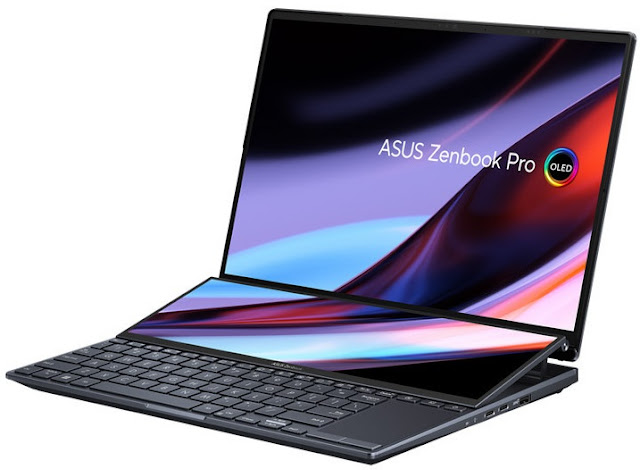 Asus ZenBook Pro 14 Duo OLED a dual-screen laptop