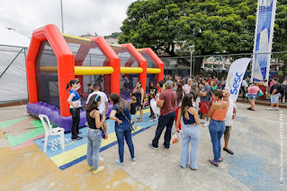 Estação Chocolate’ anima famílias na praça Olímpica