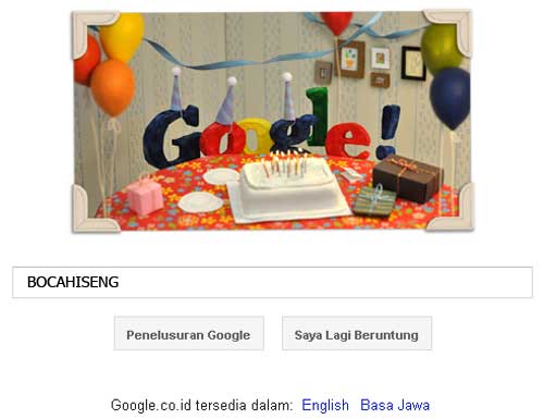 ulang tahun google