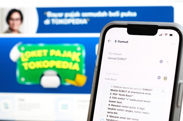 Pembayaran E-Samsat Lewat Tokopedia Meningkat di Kota Medan