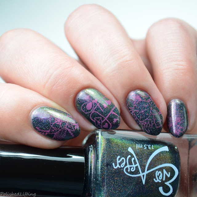 nature themed nail art