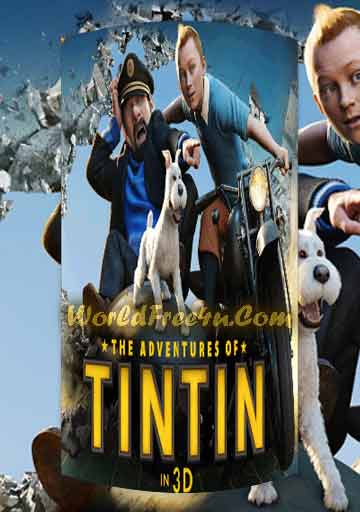 Poster Of The Adventures of Tintin (2011) In Hindi English Dual Audio 300MB Compressed Small Size Pc Movie Free Download Only At worldfree4u.com