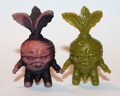 October Toys Exclusive Tarred Baby Deadbeet & Sgt. Baby Deadbeet 1.5 Inch PVC Mini Figures by Scott Tolleson