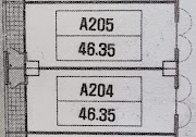 가든파이브 웍스 A204+205호 사이즈 측정