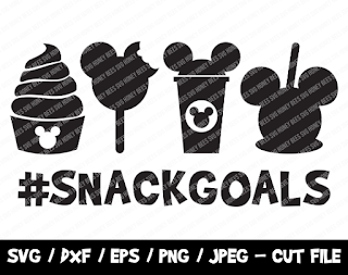 Disney Snackgoals SVG, Disney SVG, Instant Download Cricut and Silhouette, Disney Trip Svg, Disney Vacation Svg, Disneyland