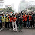 Mahasiswa Demo Omnibus Law di Istana Hari Ini