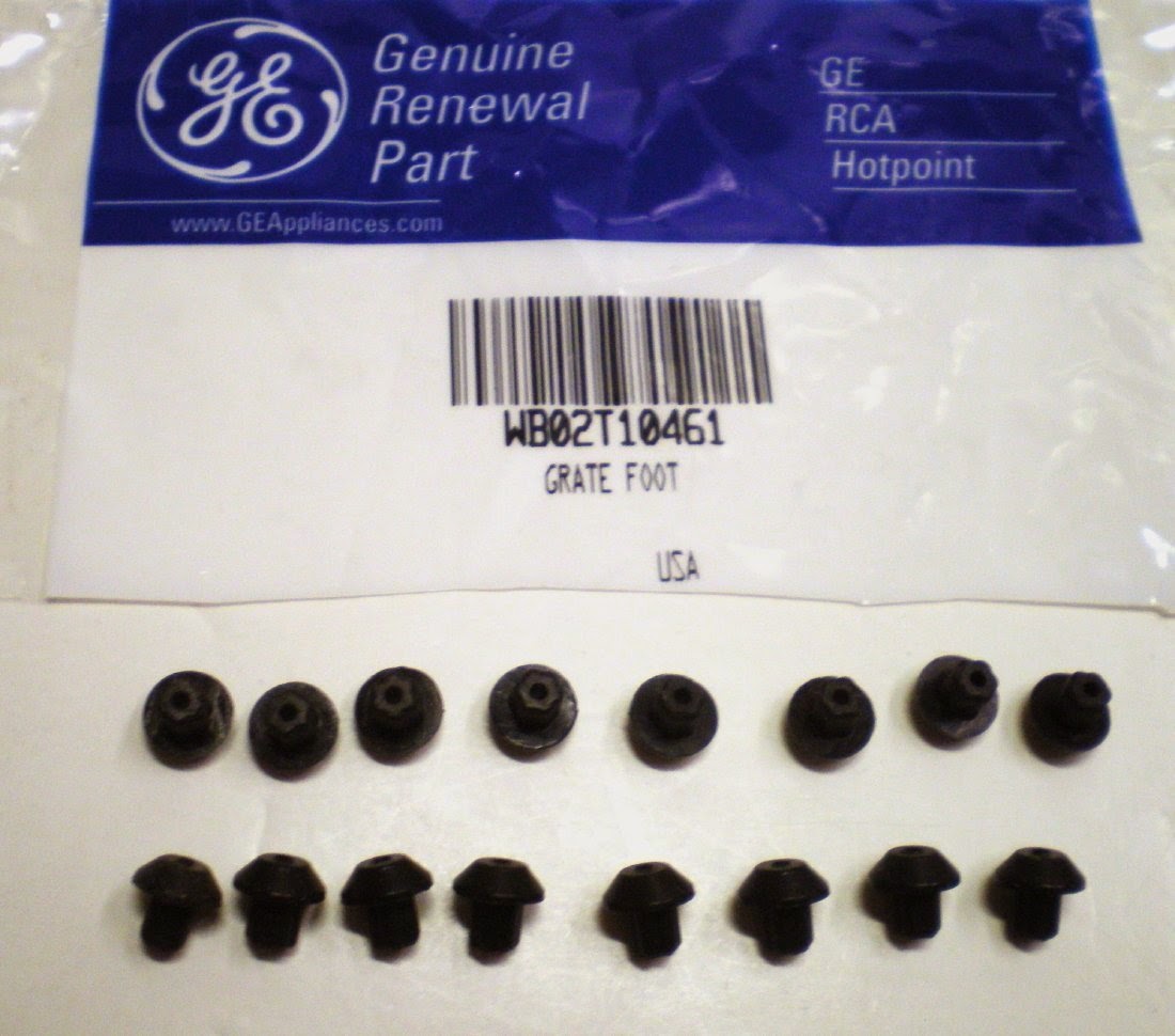 Electric Griddle 16 PACK of WB02T10461 General Electric GE Gas Range Grate Rubber Feet