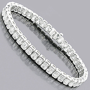 Diamond Tennis Bracelet Platinum1