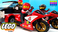 carreras de motos lego para niños. Kids toys