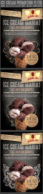  Ice Cream Shop Promotion Flyer Template