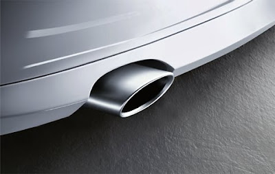 Exhaust pipe finisher in chrome BMW 1 Series