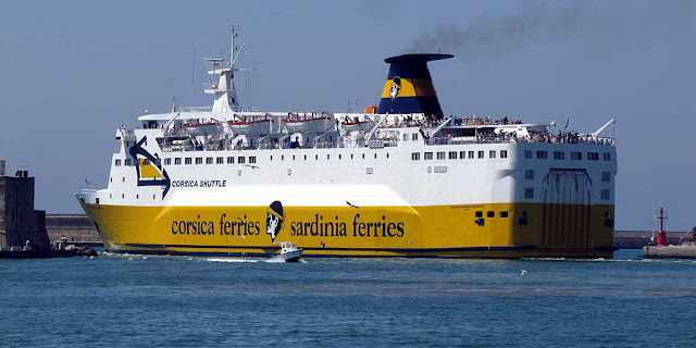 Traghetto Corsica Marina Seconda, IMO 7349039, porto di Livorno