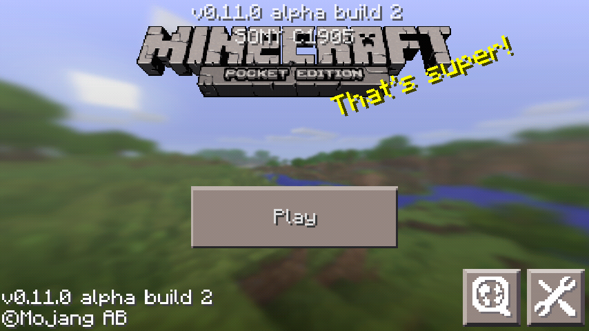 Minecraft PE v0.11.0 [Build 2] - Android Development