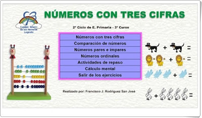 Resultado de imagen de numeros de tres cifras colegio breton de los herreros