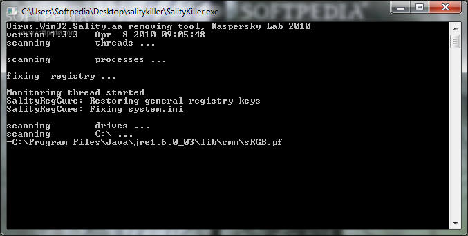 Download Sality Killer (Pembasmi Virus Sality) Terbaru 