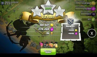 Mendapatkan Gold, Elixir dan Dark elixir di Clash of Clans