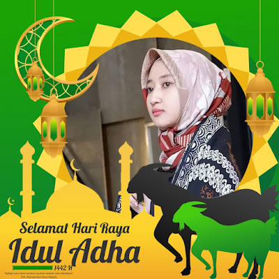 twibbon idul adha, twibbonize idul adha, desain idul adha, desain banner, idul adha 2021, cdr, islamic background, ied adha, desain ied, green background