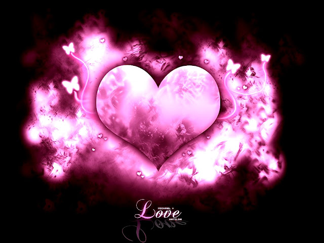 Beautiful Pink Love Wallpaper - free download wallpapers